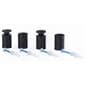 Pack of 4 Black Sign Spacers
