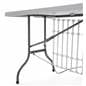6 Foot backlit custom scrim cover and table set with magnetic hooks and bungee attachments