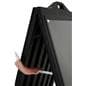 A-Frame Sidewalk Sign Holder is hinged for easy foldability