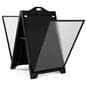 A-Frame Sidewalk Sign Holder holds two 24 x 36 posters
