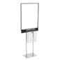 Silver Sign Stand with Sweepstakes Box for 22" x 28" Posters