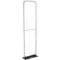 Custom Fabric Banner Stand with Silver Finish