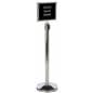 Silver 14” x 11” Stanchion Frame for Crowd Control