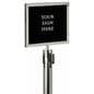 Silver 14” x 11” Stanchion Frame - Stainless Steel