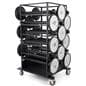 Stanchion cart with 600lb weight capacity