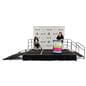 Complete event stage kit with one set of stairs