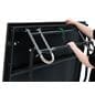 Complete event stage kit with spring loaded feet