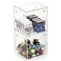 Set of 2 Plastic Display Containers for Souvenirs