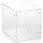 Set of 2 Plastic Display Containers with Modular Design