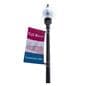 Custom street pole banners from 18 to 36 inches wide