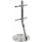 Chrome Floor Standing TV Mount, VESA Compatible