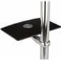 Stainless Steel Plasma Stand with AV Shelf