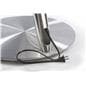 Organized Stainless Steel TV Stand