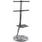66 lbs. Max. Capacity Stainless Steel TV Stand