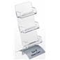 3-Pocket Card Display with Printed Logo in 1-Color Vinyl