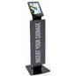 Floor standing Microsoft Surface kiosk stand with graphic