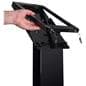 locking surface pro floor stand kiosk