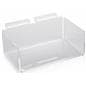 Acrylic Slatwall Bin: Single Compartment