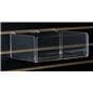 Acrylic Slatwall Bin: Single Compartment