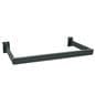 Slatwall U-shaped hangrail in black