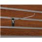 Retail fixture 10" chrome peg hook hanger for slat panel