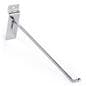 30° upturned tip 10" chrome peg hook hanger for slat panel