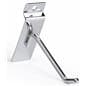 4" Chrome Single Hook Pin for Slat Panel with Shiny Finish