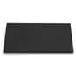 Slatwall shelves feature satin black melamine finish