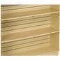 maple slat wall shelving