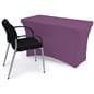 Fitted spandex table covers with back zipper