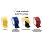 Vinyl floor tape colors and their OSHA standard color meanings