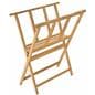 Print rack suitable for showcasing several pieces of artwork