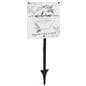 Custom Coroplast® graphic for TCADREBLK sign stake with landscape orientation