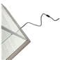 Frameless Display Case Rear Exit Power Cord