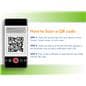Custom printed 4x6 table top decals with QR code functionality for patrons