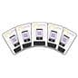 Custom QR code stickers with textured vinyl graphic