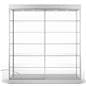 Glass showcase cabinet with sliding door