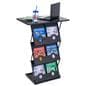 Collapsible Magazine Counter with 6 Literature Pockets
