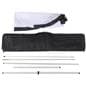 Teardrop Advertising Flag kit includes flag, poles, base, and carrying bag
