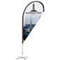 Double-Sided Replacement Flag for TDFKIT Teardrop Advertising Flags is 6' tall