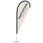 Double-Sided Replacement Flag for TDFKIT Teardrop Advertising Flags is 8' Tall