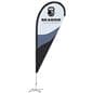 Single-Sided Replacement Flag for TDFKIT Custom Teardrop Flags is digitally printed for vivid, long-lasting graphics