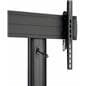 Heavy duty rolling TV stand with cable management