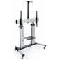 Heavy Duty 80" TV Display with wheels and adjustable height 