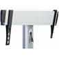 Rolling TV stand for flat screen TV with cable management