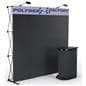 black tradeshow display