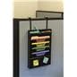 Wall File Hanger With Hanger Accessory for Cubicles