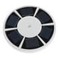 Solar flagpole light with 6 panels