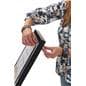 Black Laminate Sign Stand for 8.5 by 11 Graphics 