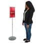 Sign frames with height adjustable feature